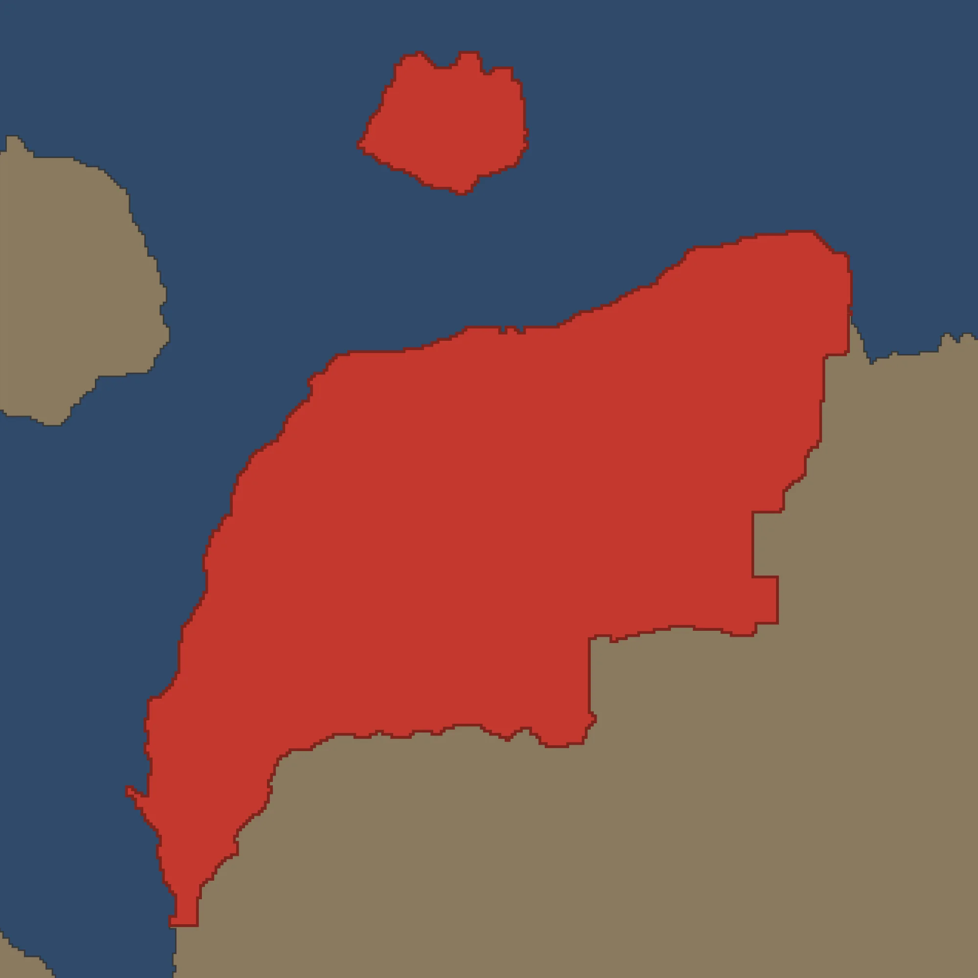 Political map of Binjing